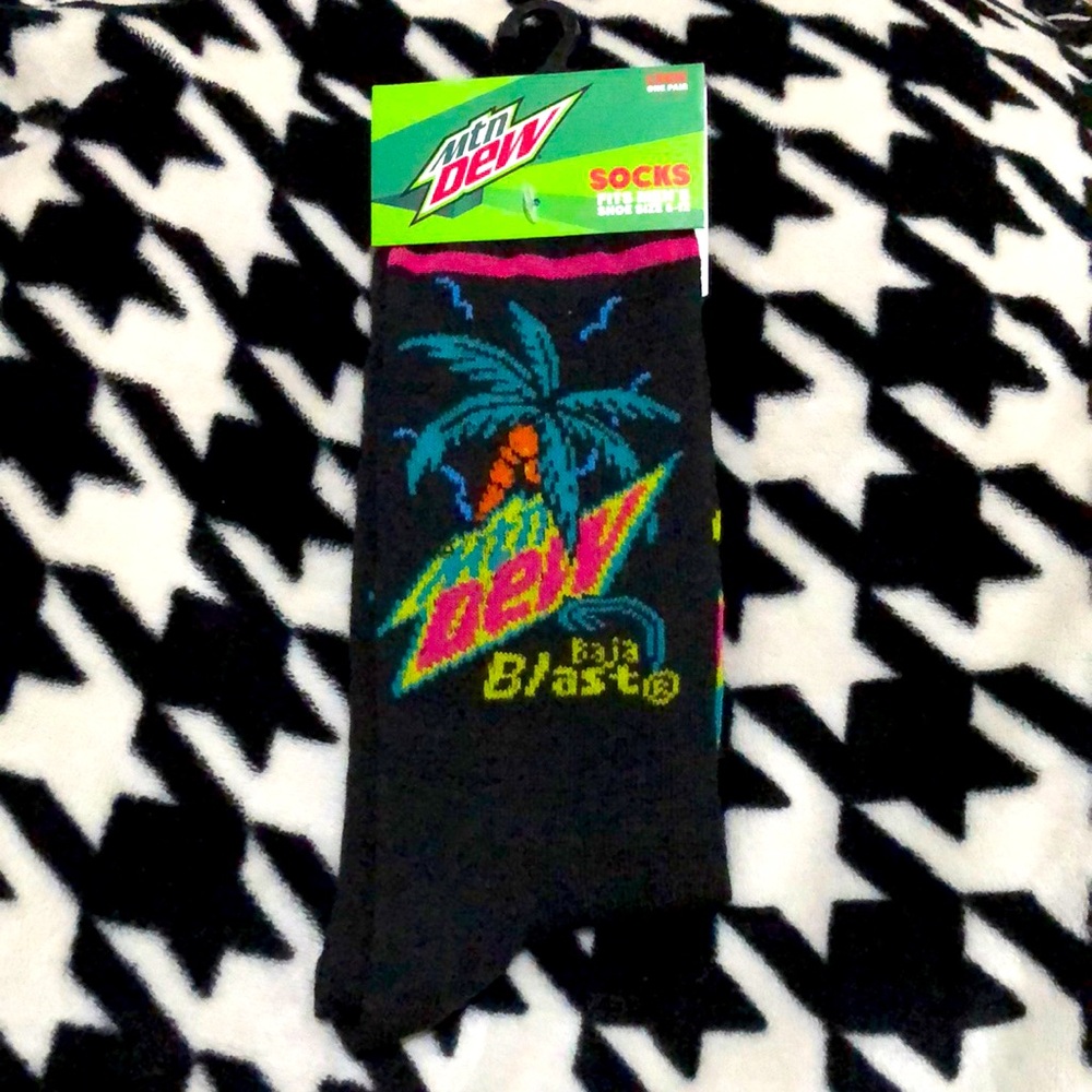 Odd Sox Mtn Dew Baja Blast Unisex Novelty Socks